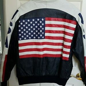 Leather USA jacket